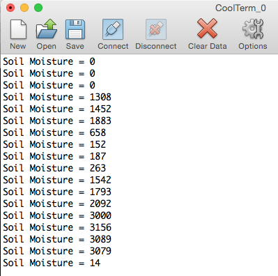Soil Moisture Readings