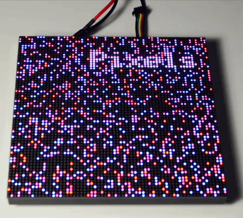 SmartLED Shield Feature Demo Displayed on a 64x64 Panel with 1:32 Scan Rate