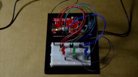 Demo of LEDs Blinking