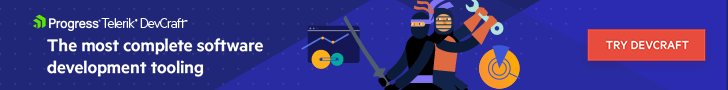 Telerik DevCraft - the most complete software development tooling - try now
