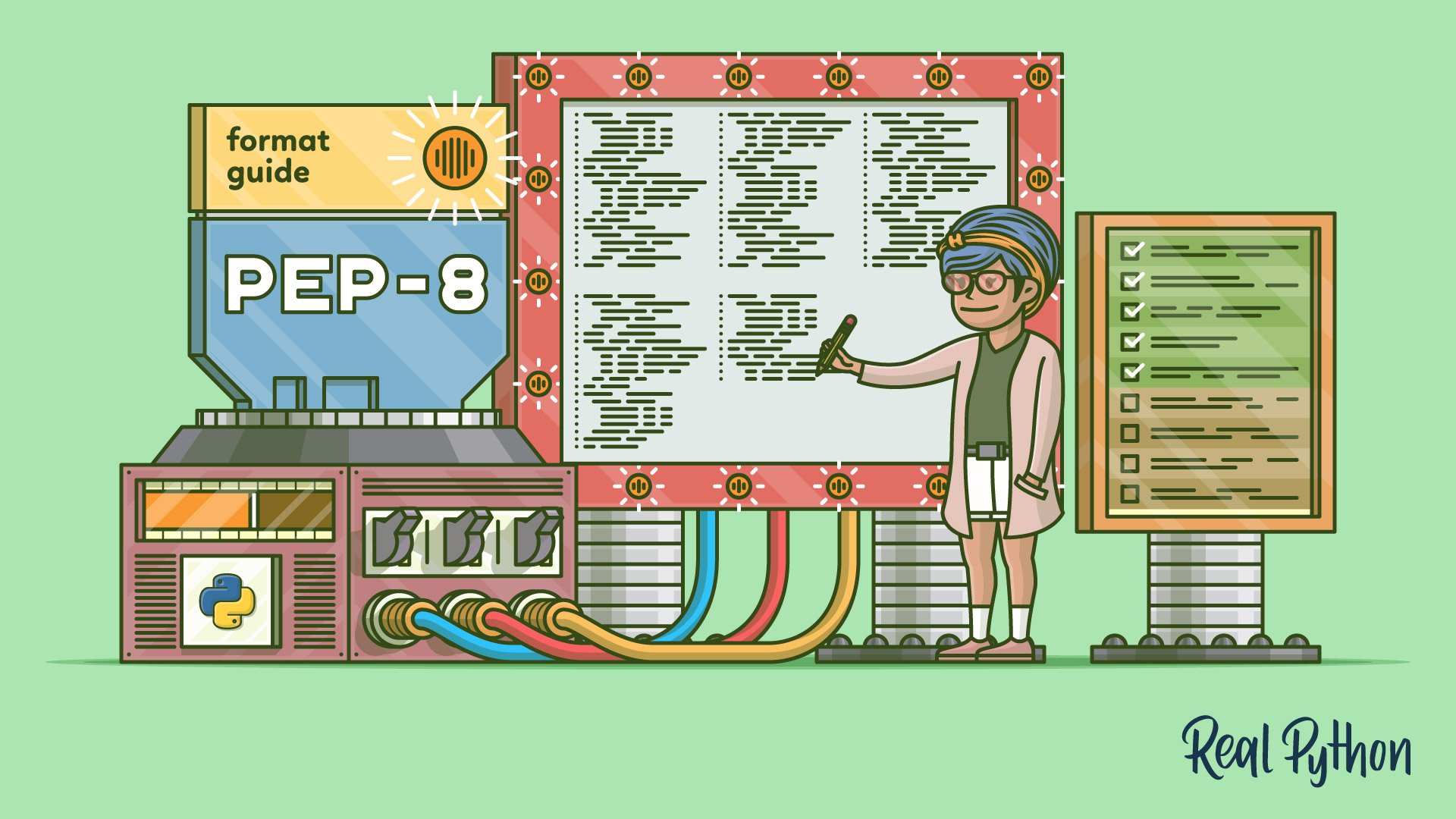 Title image for Writing Beautiful Pythonic Code With PEP 8 (How to Write Beautiful Python Code With PEP 8)