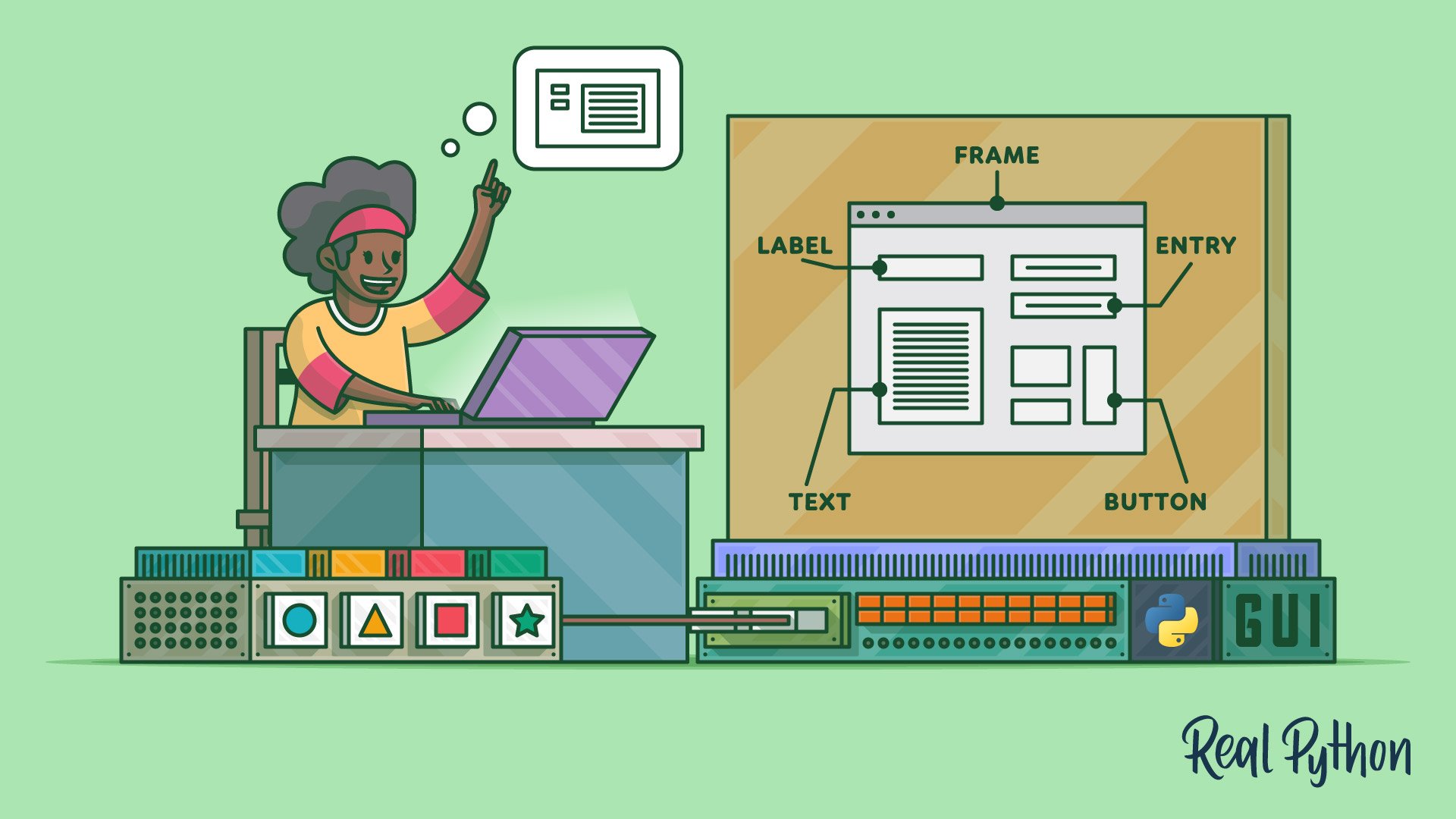 Title image for Building a Python GUI Application With Tkinter (Python GUI Programming With Tkinter)