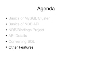 Writing Efficient Java Applications For My Sql Cluster Using Ndbj