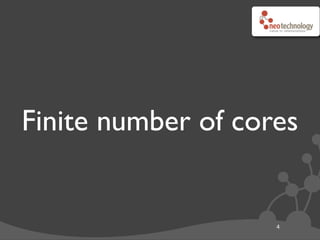 Finite number of cores


                    4
 