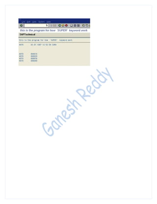 Abap object-oriented-programming-tutorials