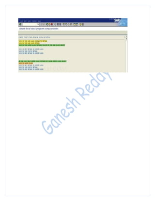 Abap object-oriented-programming-tutorials