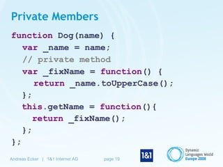 Advanced Object-Oriented JavaScript