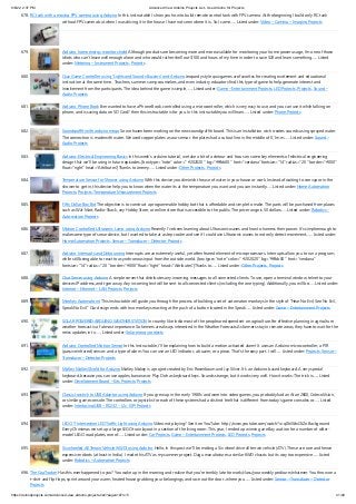 9/6/22, 2:37 PM Advanced View Arduino Projects List - Use Arduino for Projects
https://duino4projects.com/advanced-view-arduino-projects-list/?page31074=5 41/49
678. RC tank with a moving FPV camera using Arduino In this instructable I show you how to build remote control tank with FPV camera. At the beginning I build only RC tank
without FPV camera but when I was driving it in the house I have not seen where it is. So I came…... Listed under: Video – Camera – Imaging Projects
679. Arduino home energy monitor shield Although products are becoming more and more available for monitoring your home power usage, I'm one of those
idiots who can't leave well enough alone and who would rather shell out $100 and hours of my time in order to save $20 and learn something…... Listed
under: Metering – Instrument Projects, Projects
680. Quiz Game Controller using “Lights and Sounds Buzzers” and Arduino Jeopardy style quiz games are favorites for creating excitement and educational
instruction at the same time.  Teachers, summer camp counselors, and even industry educators find this type of game to help generate interest and
involvement from the participants. The idea behind the game is simple,…... Listed under: Game – Entertainment Projects, LED Projects, Projects, Sound –
Audio Projects
681. Arduino Phone Book Ever wanted to have a Phone Book, controlled using a microcontroller, which is very easy to use, and you can use it while talking on
phone, and is saving data on SD Card? then this instructable is for you. In this instructable you will learn…... Listed under: Phone Projects
682. Soundgraffiti with arduino mega So we haven been working on the new soundgraffiti board. This is an installation wich creates sounds using sprayed water.
The connection is made with water. We used copper plates as our sensor. the plates had a cutout line in the middle of 0,1 mm.…... Listed under: Sound –
Audio Projects
683. Arduino: Electrical Engineering Basics In this week’s arduino tutorial, we take a bit of a detour and focus on some key elements of electrical engineering
design that we’ll be using in future episodes. [box type="note" color=" #202020 " bg="#ffbb00 " font="verdana" fontsize="14" radius="20 " border="#000"
float="right" head="Attributes"]Thanks to Jeremy…... Listed under: Other Projects, Projects
684. Temperature Sensor for Shower using Arduino With this device you diminish the use of water in your house or work. Instead of waiting to see vapor in the
shower to get in, this device help you to know when the water its at the temperature you want and you can instantly…... Listed under: Home Automation
Projects, Projects, Temperature Measurement Projects
685. Fifty Dollar Box Bot The objective is to construct a programmable hobby bot that is affordable and simple to make. The parts will be purchased from places
such as Wal-Mart, Radio-Shack, any Hobby Store, or online store that is accessible to the public. The price range is 50 dollars…... Listed under: Robotics –
Automation Projects
686. Motion Controlled Ultrasonic Lamp using Arduino Recently I've been learning about Ultrasonic waves and how to harness their power. It's simple enough to
make some type of sonar device, but I wanted to take at a step cooler and see if I could use Ultrasonic waves to not only detect movement,…... Listed under:
Home Automation Projects, Sensor – Transducer – Detector Projects
687. Arduino Interrupts and Debouncing Interrupts are an extremely useful, yet often feared element of microprocessors. Interrupts allow you to run a program,
while still being able to react to asynchronous input from the outside world. [box type="note" color=" #202020 " bg="#ffbb00 " font="verdana"
fontsize="14" radius="20 " border="#000" float="right" head="Attributes"]Thanks to…... Listed under: Other Projects, Projects
688. Chat Server using Arduino A simple server that distributes any incoming messages to all connected clients. To use, open a terminal window, telnet to your
devices IP address, and type away. Any incoming text will be sent to all connected clients (including the one typing). Additionally, you will be…... Listed under:
Internet – Ethernet – LAN Projects, Projects
689. Monkey Automatons! This instructable will guide you through the process of building a set of automaton monkeys in the style of “Hear No Evil, See No Evil,
Speak No Evil.” Our design ends with two monkeys reacting at the push of a button located in the Speak…... Listed under: Game – Entertainment Projects
690. SOLAR POWERED ARDUINO WEATHER STATION In country like India most of the people are dependent on agriculture.For effective planning in agriculture
weather forecast is of utmost importance.So farmers are always interested in the Weather Forecasts.As farmers stay in remote areas, they have to wait for the
news updates in tv,…... Listed under: Solar energy projects
691. Arduino Controlled Motion Sensor In this Instructable, I'll be explaining how to build a motion activated alarm! It uses an Arduino microcontroller, a PIR
(passive infrared) sensor, and a type of alarm. You can use an LED indicator, a buzzer, or a piezo. That's the easy part. I will…... Listed under: Projects, Sensor –
Transducer – Detector Projects
692. MaKey MaKey Shield for Arduino MaKey Makey is a project created by Eric Rosenbaum und Jay Silver. It's an Arduino based keyboard. A very special
keyboard, because you can use apples, bananas or Play Doh as keyboard keys. Sounds strange, but it works very well. How it works: The trick is…... Listed
under: Development Board – Kits Projects, Projects
693. Classic Joystick to USB Adaptor using Arduino If you grew up in the early 1980’s and were into video games, you probably had an Atari 2600, ColecoVision,
or similar game console. The controllers or joysticks for each of these systems had a distinct feel that is different from today’s game consoles or…... Listed
under: Interfacing(USB – RS232 – I2c -ISP) Projects
694. LEGO T-Intersection LED Traffic Light using Arduino Video not playing? See it on YouTube: http://www.youtube.com/watch?v=q0tiiWwC6Zo Background
Every Christmas we set up a large LEGO train layout in a section of the living room. This year, I ended up winning an eBay auction for a number of older-
model LEGO road plates, one of…... Listed under: Car Projects, Game – Entertainment Projects, LED Projects, Projects
695. Six wheeled All Terrain Vehicle (6WD) using Arduino Hello, In this post we"ll be making a Six wheel drive all terrain vehicle (ATV). These are rare and hence
expensive robots (at least in India). I made this ATV as my summer project. Dagu manufactures a similar 6WD chassis but its way too expensive…... Listed
under: Robotics – Automation Projects
696. The CoaTracker Has this ever happened to you? You wake up in the morning and realize that you're terribly late for work/class/your weekly pedicure/whatever. You throw on a
t-shirt and flip flops, sprint around your warm, heated house grabbing your belongings, and race out the door...where you…... Listed under: Sensor – Transducer – Detector
Projects
 