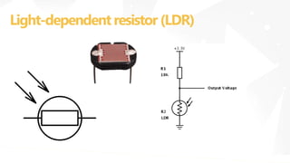 Light-dependent resistor (LDR)
 
