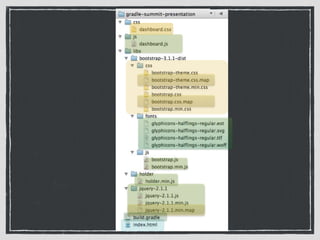 Single Page JavaScript WebApps... A Gradle Story