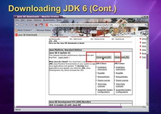 Downloading JDK 6 (Cont.)
 