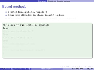 Object-oriented Programming in Python