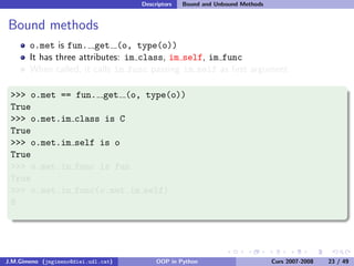 Object-oriented Programming in Python