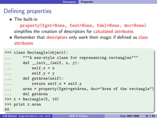 Object-oriented Programming in Python