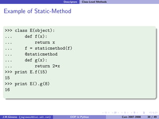 Object-oriented Programming in Python