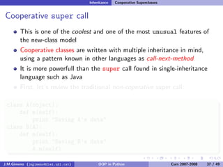 Object-oriented Programming in Python