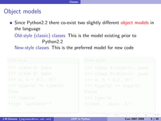 Object-oriented Programming in Python