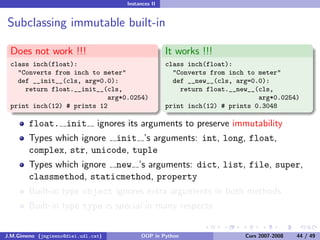 Object-oriented Programming in Python