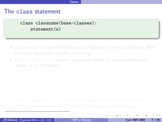 Object-oriented Programming in Python