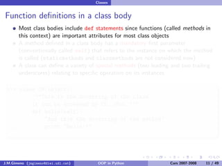Object-oriented Programming in Python