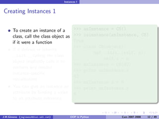 Object-oriented Programming in Python