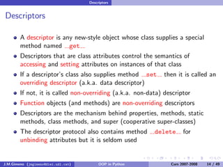 Object-oriented Programming in Python