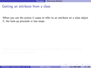 Object-oriented Programming in Python