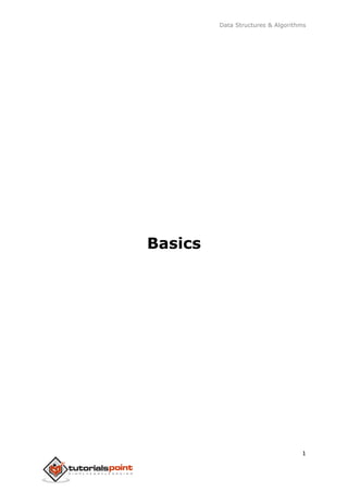 Data Structures & Algorithms
1
Basics
 