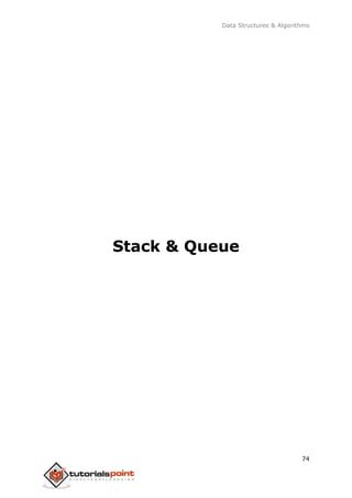 Data Structures & Algorithms
74
Stack & Queue
 