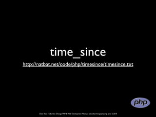 Date and Time programming in PHP & Javascript