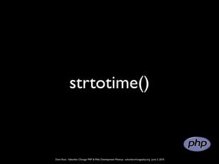 Date and Time programming in PHP & Javascript