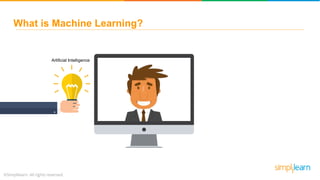 What is Machine Learning?
Artificial Intelligence
 