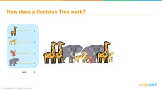 How does a Decision Tree work?
total
3
2
1
2
8
 