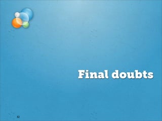 Final doubts


32
 