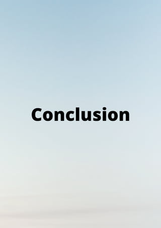 Conclusion
 