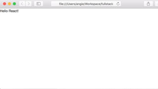 Creating a full stack web app with python, npm, webpack and react