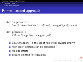 Functional Programming With Python (EuroPython 2008)