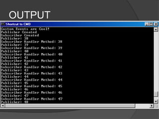 OUTPUT
 