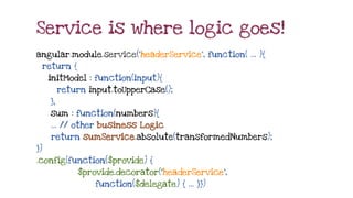 Javascript & Angular .js for the enterprise, lessons learned, typescript scalable code quality