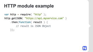 HTTP module example
 