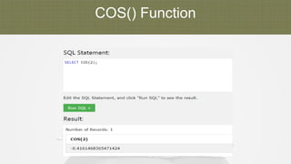 COS() Function
 