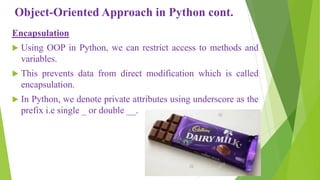 Object oriented approach in python programming