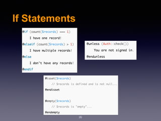 If Statements
26
 