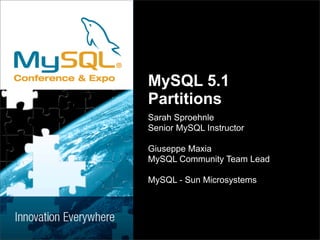 MySQL partitions tutorial