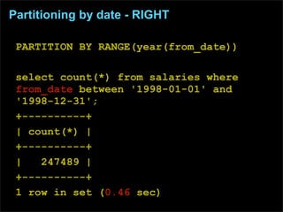 MySQL partitions tutorial