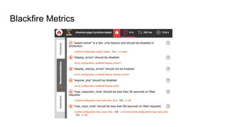 Blackfire Metrics
 