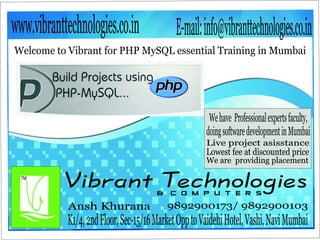 PHP -  Introduction to  Object Oriented Programming with PHP