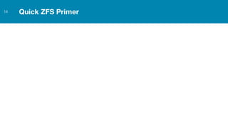 Quick ZFS Primer14
 