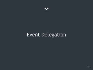 Event Delegation
83
 