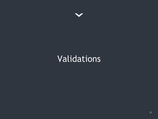 Validations
31
 